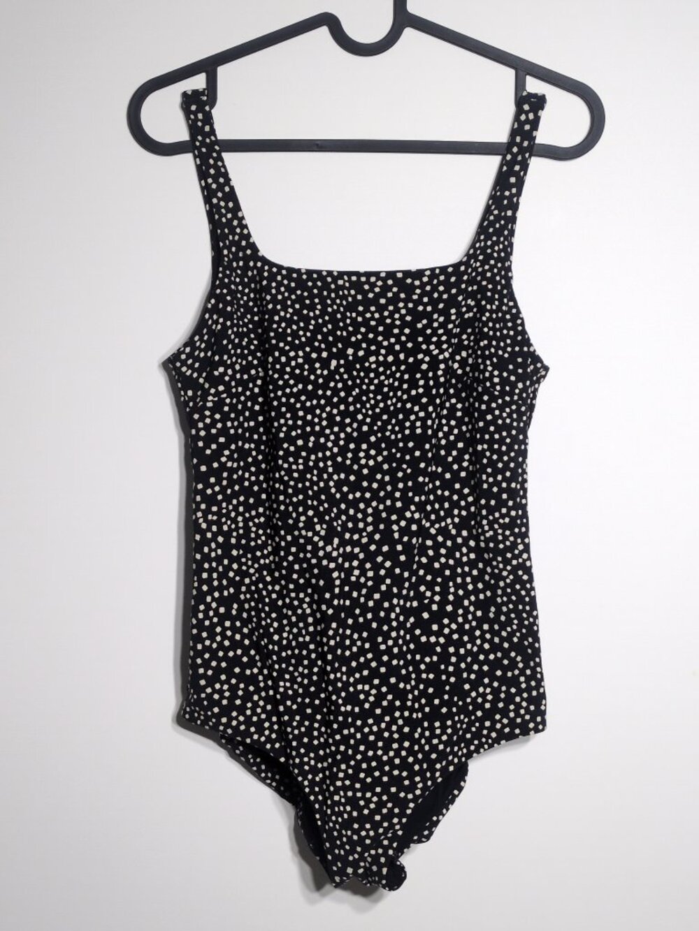 & Other Stories Swimsuit One Piece size 4 Small Dotted Square Neck